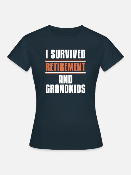 Rentner Rente - Frauen T-Shirt - Navy
