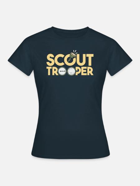 Pfadfinder Scout Trooper - Frauen T-Shirt - Navy