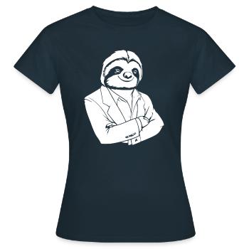 Paresse - T-shirt Femme - marine - Devant - AI Model Female 172 dark (172cm)