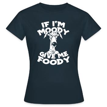 Greyhound Greyhound Funny - Women's T-Shirt - navy - Front - AI Model Female 172 dark (172cm)
