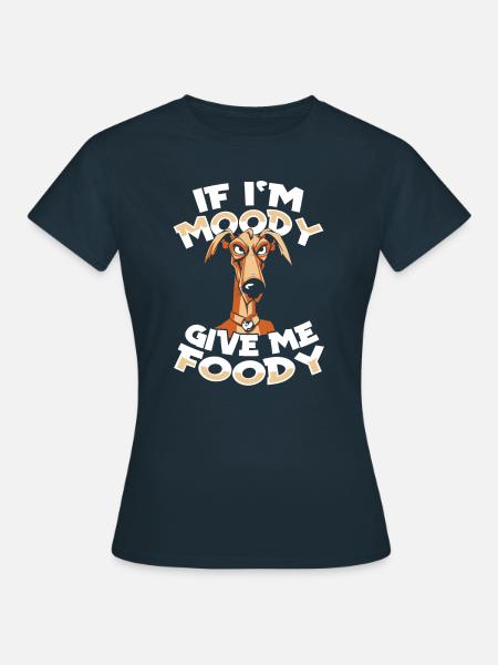 Greyhound Greyhound Funny - Women's T-Shirt - navy