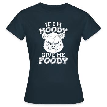 Großer Panda Pandabär Lustig - Frauen T-Shirt - Navy - Vorne - AI Model Female 172 dark (172cm)