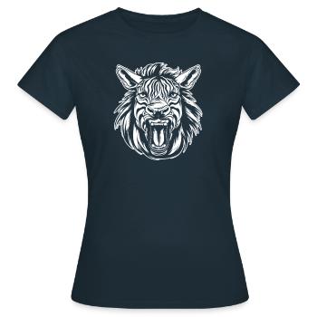Zèbre - T-shirt Femme - marine - Devant - AI Model Female 172 dark (172cm)