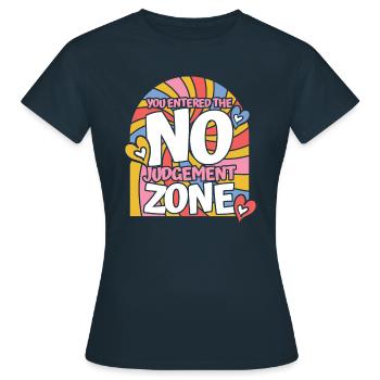 Mom Mom - Women's T-Shirt - navy - Front - AI Model Female 172 dark (172cm)