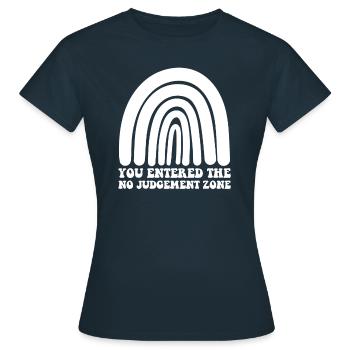 Mom Mom - Women's T-Shirt - navy - Front - AI Model Female 172 dark (172cm)