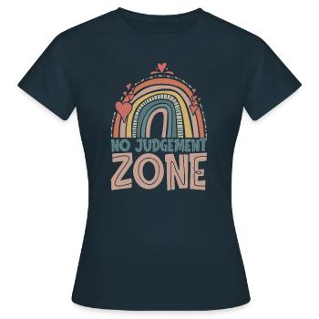 Mom Mom - Women's T-Shirt - navy - Front - AI Model Female 172 dark (172cm)