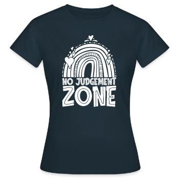 Mom Mom - Women's T-Shirt - navy - Front - AI Model Female 172 dark (172cm)