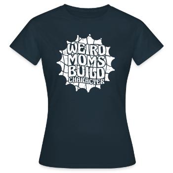Mom Mom - Women's T-Shirt - navy - Front - AI Model Female 172 dark (172cm)