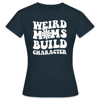 Mom Mom - Women's T-Shirt - navy - Front - AI Model Female 172 dark (172cm)