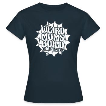 Mom Mom - Women's T-Shirt - navy - Front - AI Model Female 172 dark (172cm)