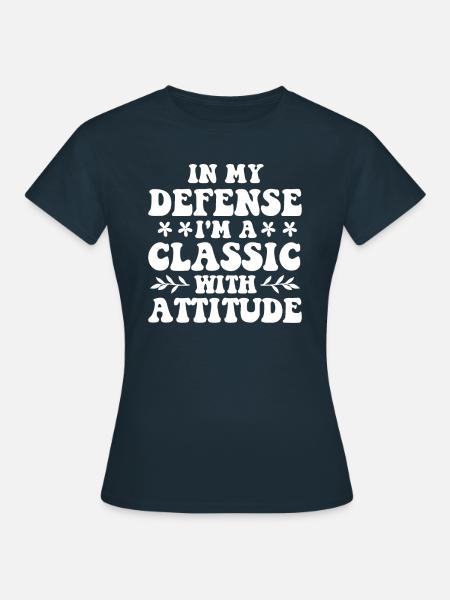 Pensioner Pension Funny Funny Old People - Women's T-Shirt - navy