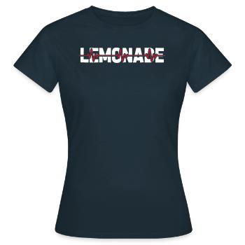 Rythme cardiaque de l’électrocardiogramme de limonade - T-shirt Femme - marine - Devant - AI Model Female 172 dark (172cm)