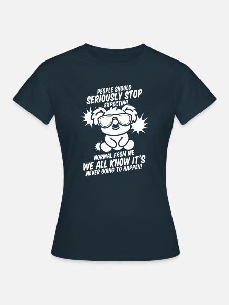 Koalabär - Frauen T-Shirt - Navy