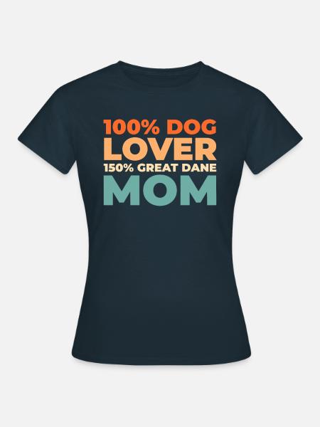 Deutsche Dogge - Frauen T-Shirt - Navy