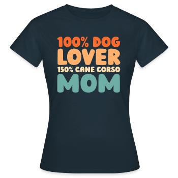 Cane corso - T-shirt Femme - marine - Devant - AI Model Female 172 dark (172cm)