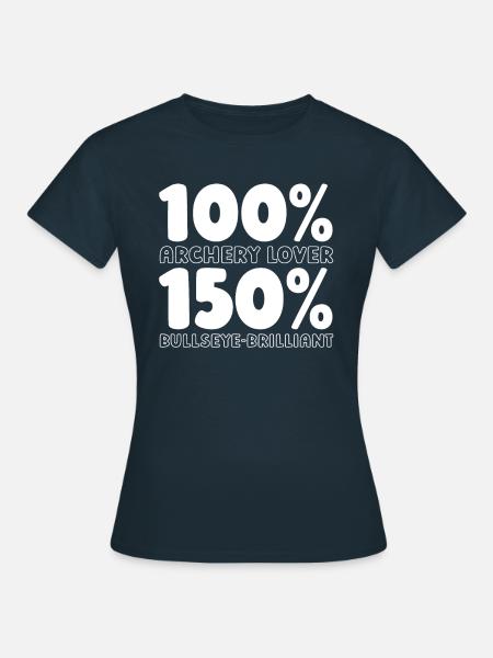 Bogenschießen Bogensport Bogenschütze - Frauen T-Shirt - Navy