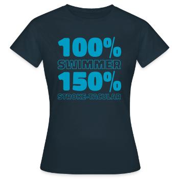 Nageurs nageurs - T-shirt Femme - marine - Devant - AI Model Female 172 dark (172cm)