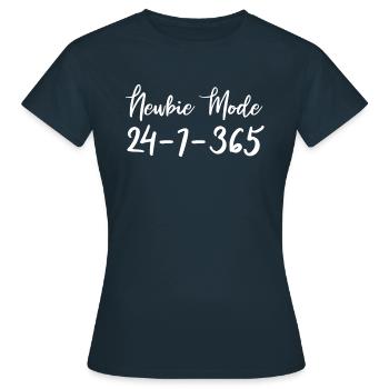 Sororité Soroitas Mode débutant - T-shirt Femme - marine - Devant - AI Model Female 172 dark (172cm)