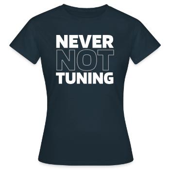 Tournevis accordeur - T-shirt Femme - marine - Devant - AI Model Female 172 dark (172cm)