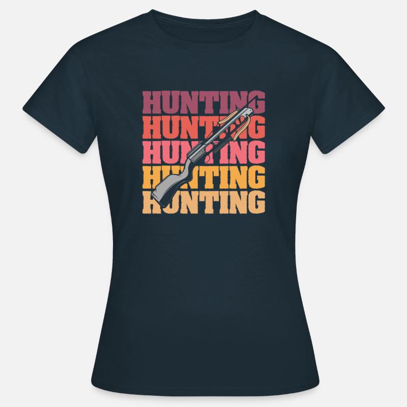 Bogenjagd Bogenjäger - Frauen T-Shirt - Navy