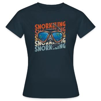 Tuba - T-shirt Femme - marine - Devant - AI Model Female 172 dark (172cm)
