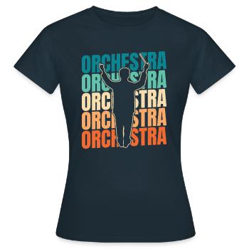 Orchestra - Women's T-Shirt - navy - Front - AI Model Female 172 dark (172cm)