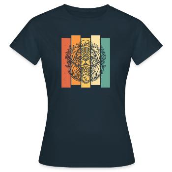 Phases de lune à Pékin - T-shirt Femme - marine - Devant - AI Model Female 172 dark (172cm)