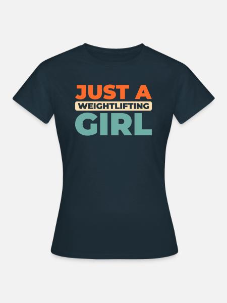 Gewichtheben Gewichtheber - Frauen T-Shirt - Navy