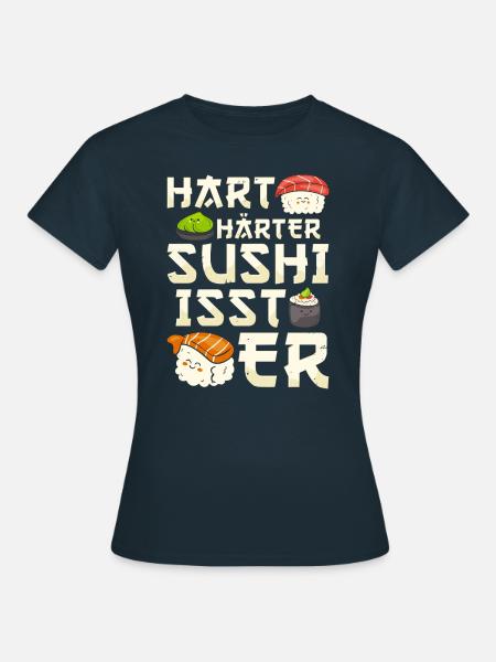 Sushi - Frauen T-Shirt - Navy