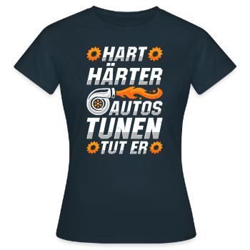 Tournevis Accordeur - T-shirt Femme - marine - Devant - AI Model Female 172 dark (172cm)