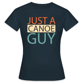 canoë canoë juste un canoë gars - T-shirt Femme - marine - Devant - AI Model Female 172 dark (172cm)