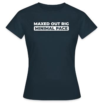 Sim Racing - T-shirt Femme - marine - Devant - AI Model Female 172 dark (172cm)
