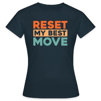 Sim Racing - T-shirt Femme - marine - Devant - AI Model Female 172 dark (172cm)