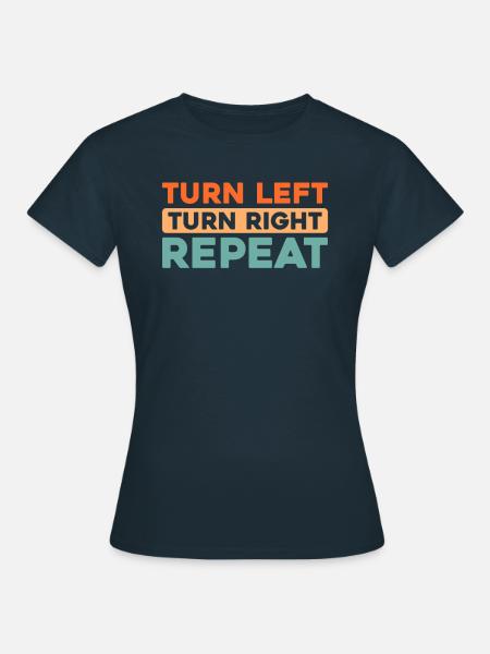Sim Racing - Frauen T-Shirt - Navy