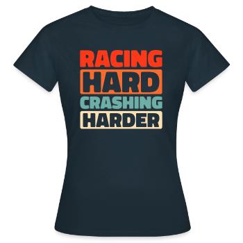 Sim Racing - T-shirt Femme - marine - Devant - AI Model Female 172 dark (172cm)