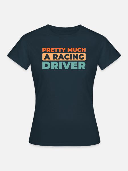 Sim Racing - Frauen T-Shirt - Navy
