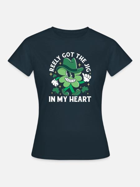 Irish Dance Irischer Tanz - Frauen T-Shirt - Navy