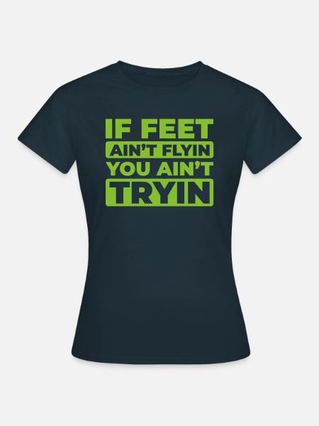 Irish Dance Irischer Tanz - Frauen T-Shirt - Navy