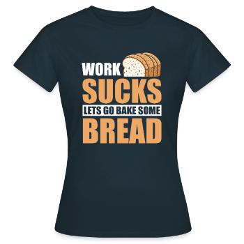 Bread - Women's T-Shirt - navy - Front - AI Model Female 172 dark (172cm)
