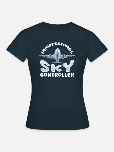 Fluglotse - Frauen T-Shirt - Navy
