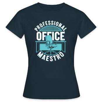 Administrator - Frauen T-Shirt - Navy - Vorne - AI Model Female 172 dark (172cm)