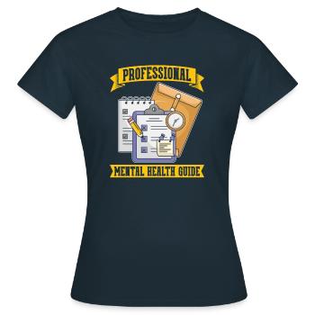 Conseiller - T-shirt Femme - marine - Devant - AI Model Female 172 dark (172cm)