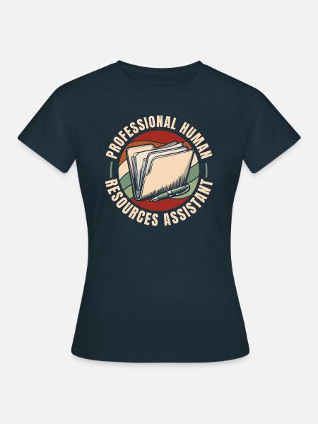 Hr Assistent - Frauen T-Shirt - Navy