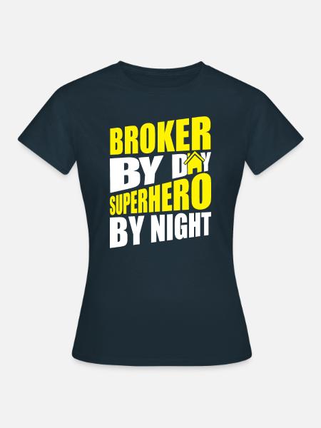Broker - Women's T-Shirt - navy