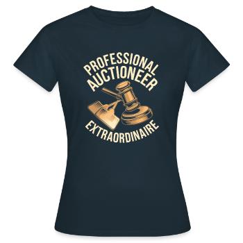 Commissaire-priseur - T-shirt Femme - marine - Devant - AI Model Female 172 dark (172cm)