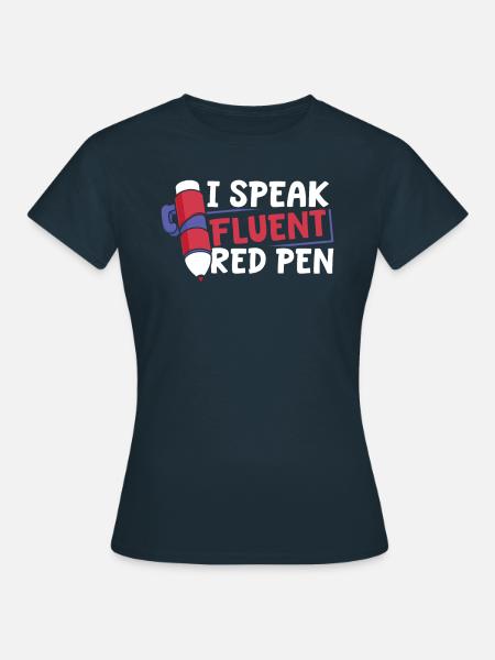 Editor - Frauen T-Shirt - Navy