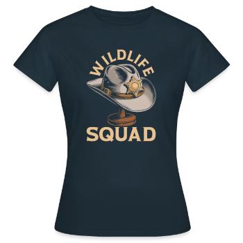 Escouade de gardes de chasse - T-shirt Femme - marine - Devant - AI Model Female 172 dark (172cm)