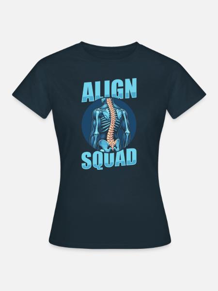 Chiropraktiker Kader - Frauen T-Shirt - Navy