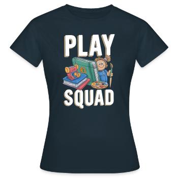 Brigade de garde d’enfants - T-shirt Femme - marine - Devant - AI Model Female 172 dark (172cm)