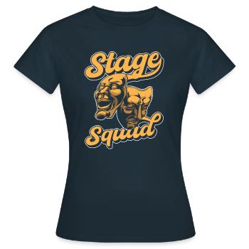 Schauspieler Kader - Frauen T-Shirt - Navy - Vorne - AI Model Female 172 dark (172cm)